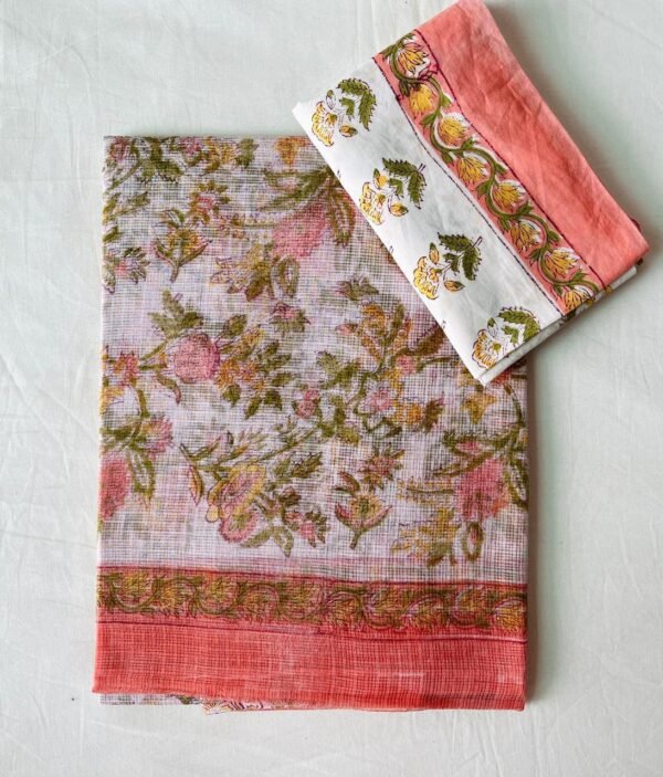 Floral Kota Doria Sari - Image 2