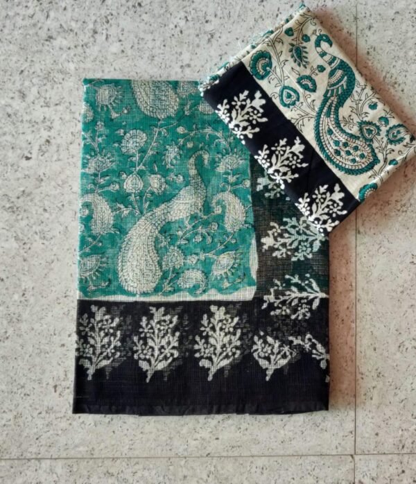 Floral Kota Doria Sari - Image 3